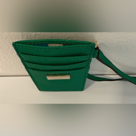 NWOT Kate Spade Saffiano Leather Small Slim Card Holder Green - Picture 3 of 7